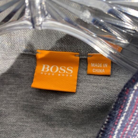 Hugo Boss Contrast Color Polo Shirt Sz L - Picture 4 of 7